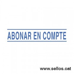 Formula Comercial TRODAT Abonar en compte