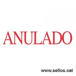 Formula Comercial TRODAT Anulado