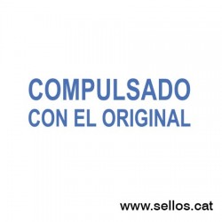Formula Comercial TRODAT Compulsado con el original