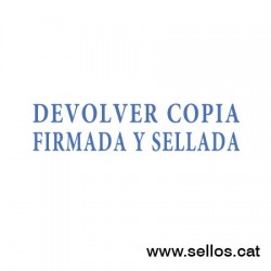 Formula Comercial TRODAT Devolver copia firmada y sellada