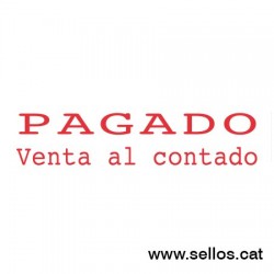 Formula Comercial TRODAT Pagat venda al Comptat