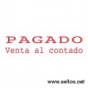 Formula Comercial TRODAT Pagado venta al contado