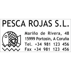 Trodat 5204 Professional 4.0, de 56 x 26 mm. marcada en negro