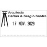 Datador Trodat 5440 Professional 4.0, de 49 x 28 mm.