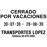 Doble fechador Trodat 5466/PL Professional 4.0, de 56 x 33 mm. marcada en tinta negra