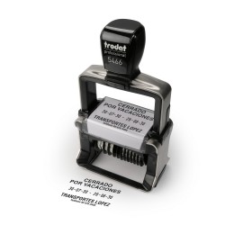 Doble datador Trodat 5466/PL Professional 4.0, de 56 x 33 mm.