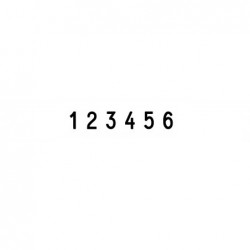 Numerador Trodat 5546 de 6 xifres sense placa