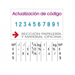 Numerador Trodat 55510/PL Professional 4.0, de 56 x 33 mm. composició bandes