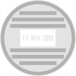 Datador Trodat Printy 46145 amb placa de 45 mm. de diàmetre
