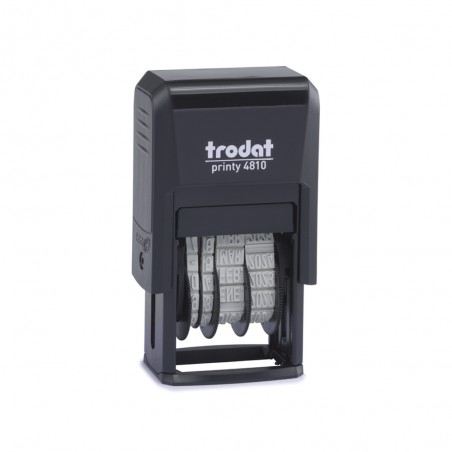 Datador TRODAT Printy 4810 sense placa. Alçada de 3.8 mm.