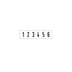 Numerador Trodat Printy 4836 de 6 xifres (sense placa) de 3,8 mm.