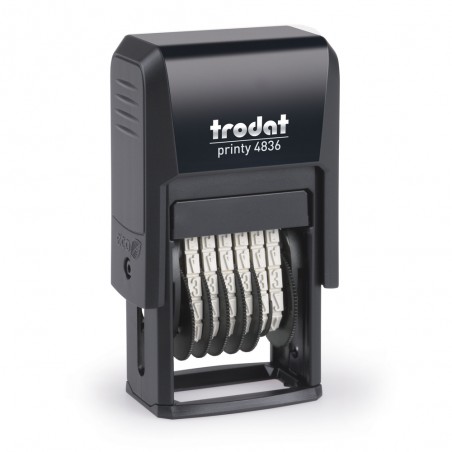 Numerador Trodat Printy 4836 de 6 xifres (sense placa) de 3,8 mm.