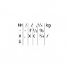 Numerador Trodat Printy 4846 de 6 xifres (sense placa) de 4 mm. caràcters especials