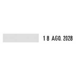 Datador 1124 amb placa per a text personalitzat 5 mm.