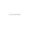 Numerador Trodat 15310, 10 bandes de 3 mm.