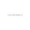 Numerador Trodat 15312, 12 bandas de 3 mm.