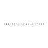 Numerador Trodat 15320, 20 bandes de 3 mm.