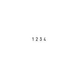 Numerador Trodat 1544, 4 bandes de 4 mm.