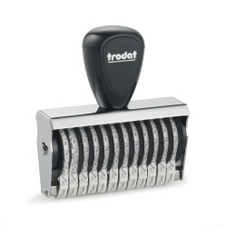 Numerador Trodat 15412, 12 bandas de 4 mm.