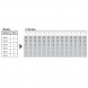 Numerador Trodat 15514, 14 bandas de 5 mm. caracteres especiales
