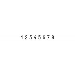 Numerador Trodat 1578, 8 bandas de 7 mm.