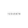 Numerador Trodat 1578, 8 bandas de 7 mm.