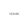 Numerador Trodat 1596, 6 bandas de 9 mm.