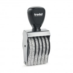 Numerador Trodat 1596, 6 bandas de 9 mm.