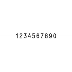 Numerador Trodat 15910, 10 bandes de 9 mm.