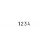 Numerador Trodat 15124, 4 bandes de 12 mm.