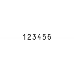 Numerador Trodat 15126, 6 bandas de 12 mm.