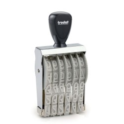 Numerador Trodat 15156, 6 bandas de 15 mm.