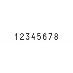 Numerador Trodat 15158, 8 bandes de 15 mm.