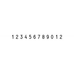 Numerador Image F15712, 12 bandas de 7 mm.