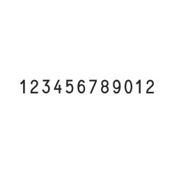 Numerador Image F151212, 12 bandes de 12 mm.