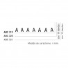 Abecedari IMAGE ref. ABC 320 de 4 mm. 10 bandes