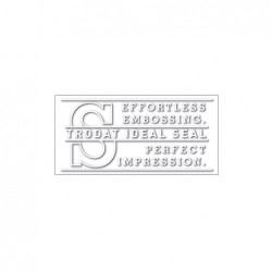 Sello en seco Trodat Ideal de 51 x 25 mm