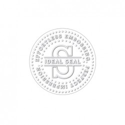 Sello en seco Trodat Ideal de 45 mm de diámetro