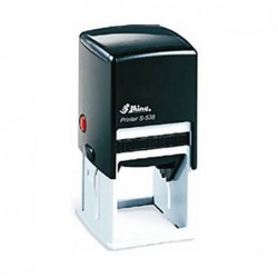 Sello Shiny de 38x38 mm.