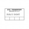 Fechador numerador REINER DN53A-5, 5 cifras con placa de 50 x 30 mm.