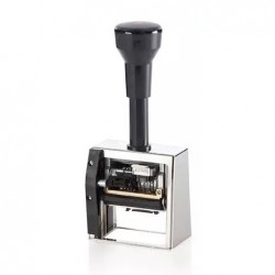 Fechador numerador REINER DN53A-5, 5 cifras con placa de 50 x 30 mm.