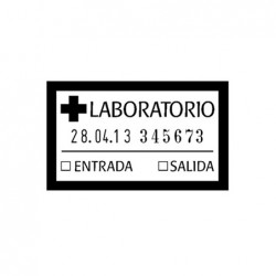 Numerador datador REINER ND53A-6, 6 xifres amb placa de 50 x 30 mm.