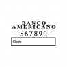 Numerador REINER D28BN, 6 cifres con placa de 35 x 20 mm.