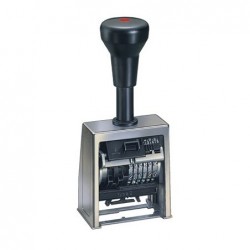 Numerador Reiner B6 de 6 cifras. Armazón metálico.