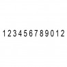 Numerador Reiner C1/12 de 12 xifres. Carcassa metàl·lica.