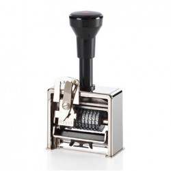 Datador numerador Reiner ref. 9 de 6 xifres. Carcassa metàl·lica.
