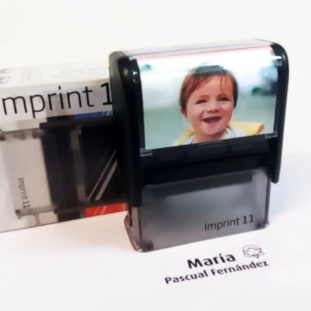 Imprint-11 placa de 38x14 mm. per marcar roba