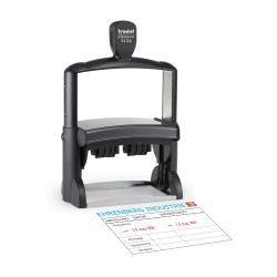 Fechador TRODAT Professional 54120 y 54126 PL con placa de 116x70 mm.